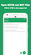 پوستر MHT & MHTML Viewer, Reader