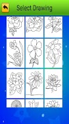 Flower Coloring Game - Coloring Book Games スクリーンショット 1