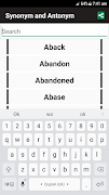 Synonym & Antonym Dictionary screenshot 1