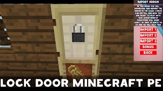 Lock Door Mod for Minecraft syot layar 4