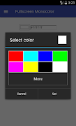 Fullscreen Monocolor скриншот 1