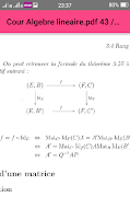 Maths: cours algebre lineaires ảnh chụp màn hình 3
