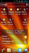 Digital World Clock Widget ภาพหน้าจอ 5