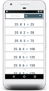 1 Schermata Multiplication Table