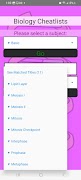 برنامه‌نما Biology Cheatlists عکس از صفحه