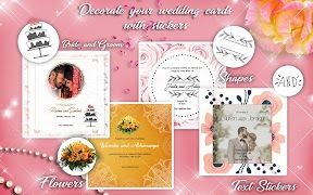 結婚式 招待状 - カードメーカー スクリーンショット 7