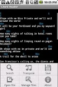 برنامه‌نما Chord Reader عکس از صفحه