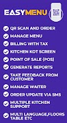 Easy Menu Qr syot layar 2