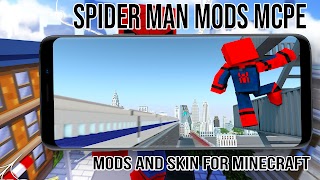Spider Mod MCPE -  Spider Man Mod For Minecraft PE скриншот 5