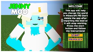Jenny Mod for Minecraft PE पोस्टर
