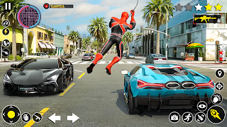 Spider Game Crime Rope Hero capture d'écran 5