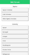 All Math Formulas Poster