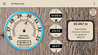 DS Barometer & Altimeter স্ক্রিনশট 1