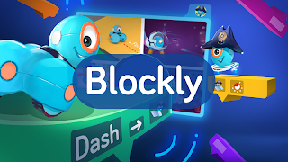 Blockly for Dash & Dot robots poster