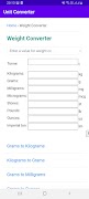 Unit Converter تصوير الشاشة 3