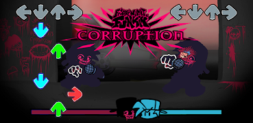 FNF Corruption skin Mod Funkin captura de pantalla 1