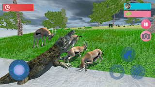 Angry Crocodile Attack Sim 3D imagem de tela 5