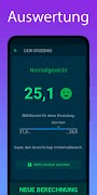 BMI Rechner und Statistik screenshot 3