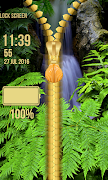 برنامه‌نما Waterfall Zipper Lock Screen عکس از صفحه