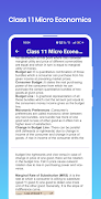 برنامه‌نما Class 11 Micro Economics Notes عکس از صفحه