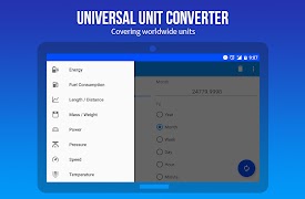 برنامه‌نما Universal unit converter عکس از صفحه