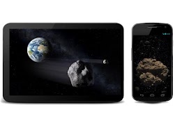3D Asteroids Cartaz