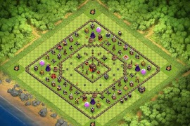 Maps COC TH 10 War Base imagem de tela 1