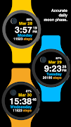 1 Schermata Moon Steps Watch Face