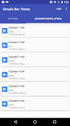 برنامه‌نما Simple Rec Notes عکس از صفحه