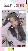 Live face sticker sweet camera 截圖 2