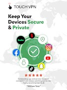 6 Schermata Touch VPN - Fast Hotspot Proxy