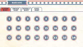 96 Blues Guitar Licks Affiche