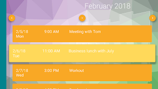 Hello Calendar for TV screenshot 3