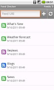 RSS reader - Feed Checker 스크린샷 7