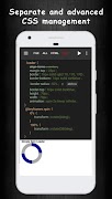 HTML CSS Live Code Editor & Le screenshot 3