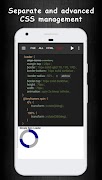 3 Schermata HTML CSS Live Code Editor & Le
