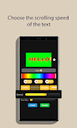 Scroll Text with blink Screen تصوير الشاشة 5