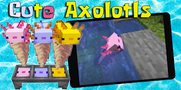 پوستر Cute axolotls mod