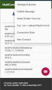 MQTT Control  Client Screenshot 1
