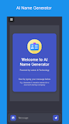 AI Name Generator الملصق