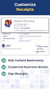 Receipt Maker - Sign & Send স্ক্রিনশট 2