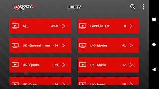 Crazy TV Pro ภาพหน้าจอ 1
