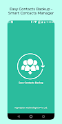 Easy Contacts Backup স্ক্রিনশট 1