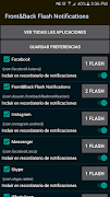 Front&Back Flash Notifications captura de pantalla 2