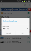 برنامه‌نما File Manager by Moniusoft عکس از صفحه