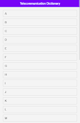 Telecommunication Dictionary Plakat