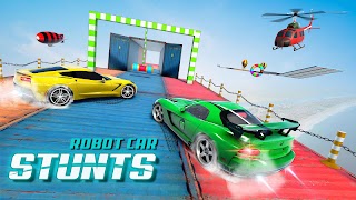 Flying Car Stunt Driving Games 截圖 5