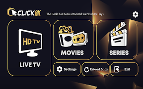 CLICK 8K الملصق