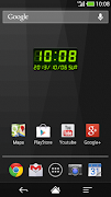 LED clock widget -Me Clock screenshot 1