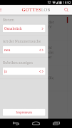 Liedfinder GL screenshot 1